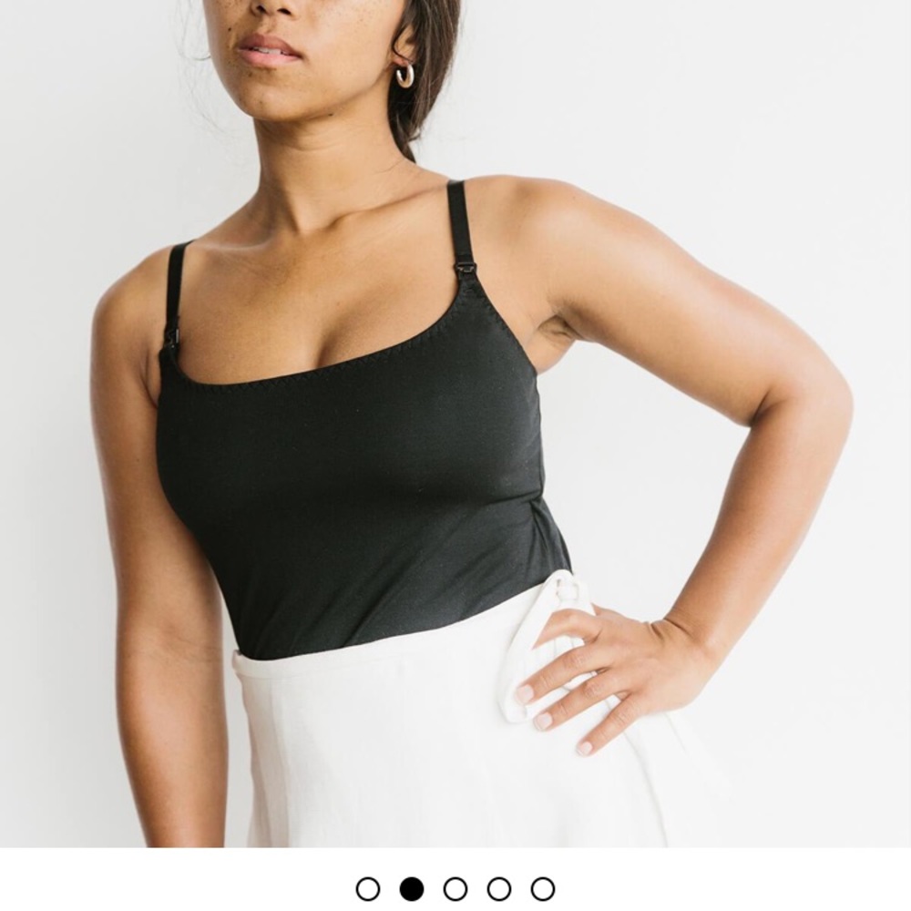 Storq Clip Down Nursing Tank Top Shelf Bra size 3